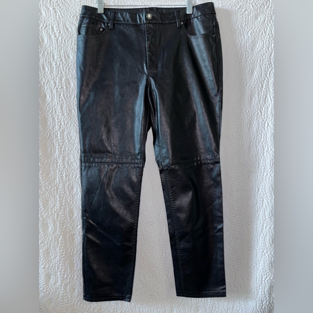 H&M "Divided" Faux Leather Pants